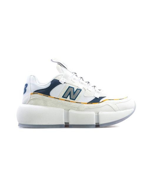 New Balance Vision Racer Jaden Smith White Navy Yellow in ...