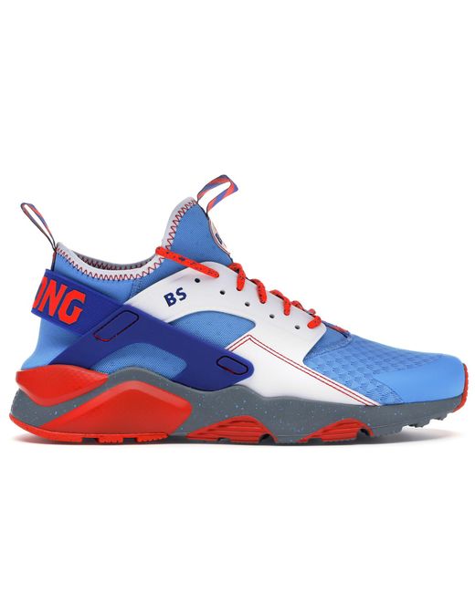 blue huarache shoes