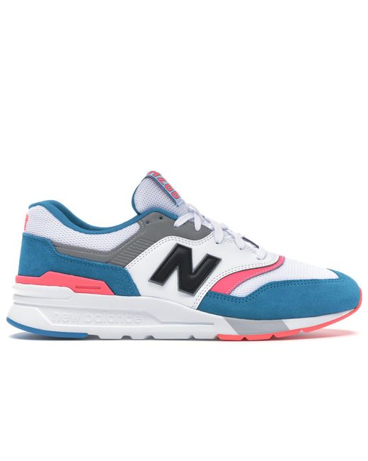 new balance 997 white blue