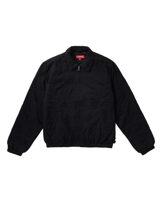 patchwork harrington jacket