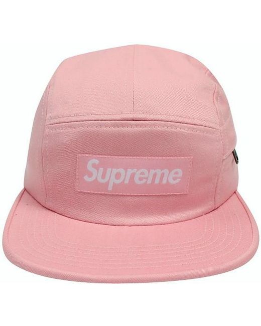 supreme pink hat