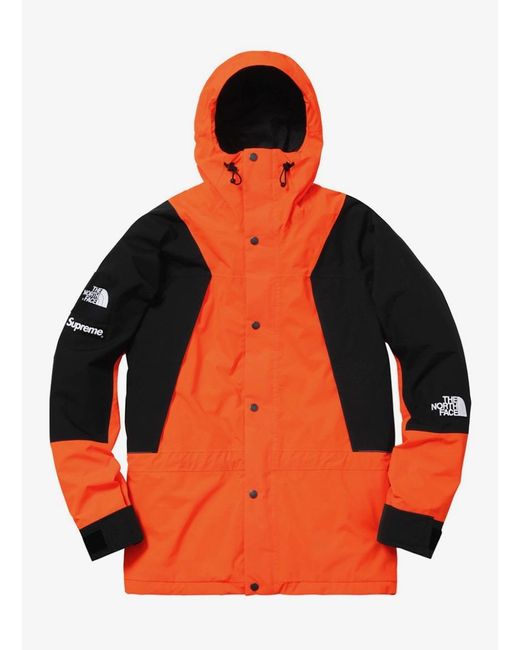 Supreme The North Face Mountain Light Jacket In Orange For Men Lyst