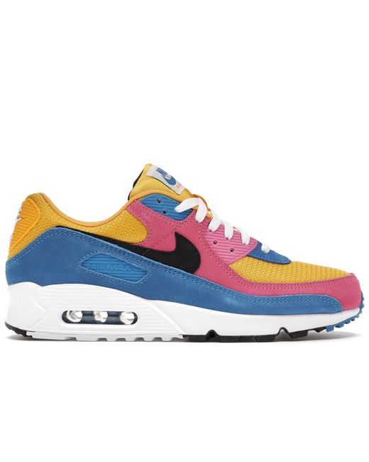 pink yellow blue air max