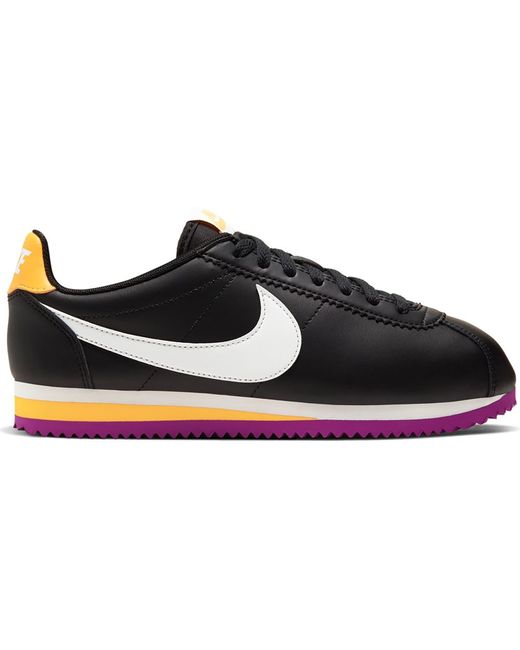 nike cortez black and orange