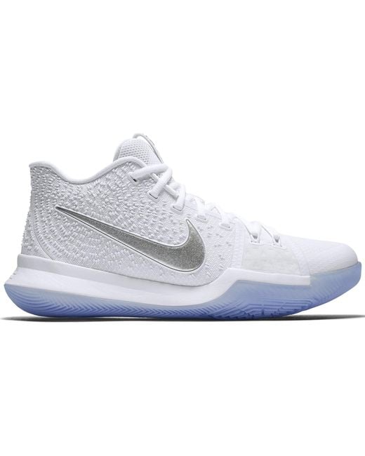 kyrie 3 white chrome