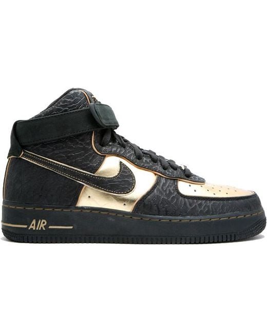 black and gold air force one high