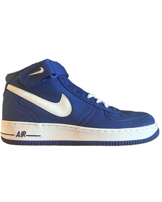 air force 1 canvas blue