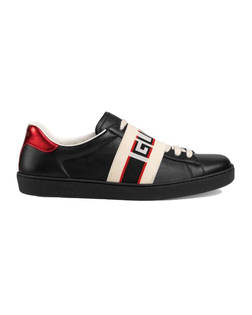 gucci sneakers black mens