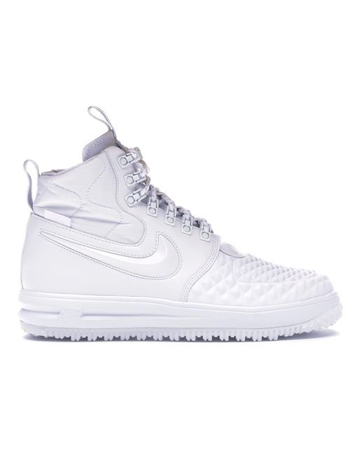 nike lunar force 1 duckboot low white
