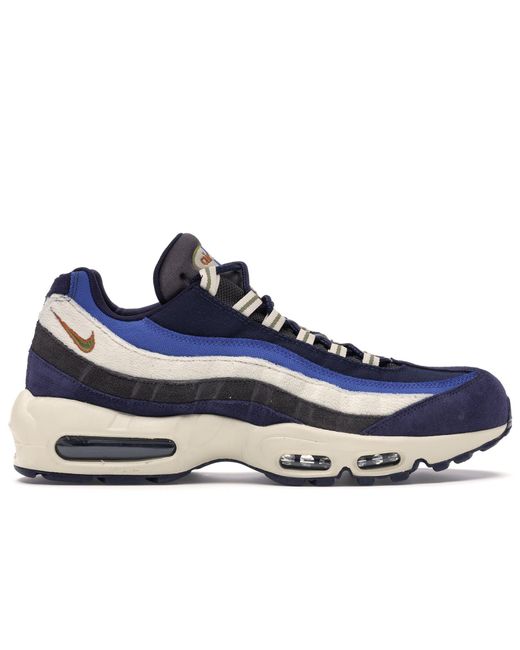 Nike Air Max 95 Blackened Blue Light Cream For Men Lyst Nike Air Max 95 Blackened Blue Light Cream For Men Lyst