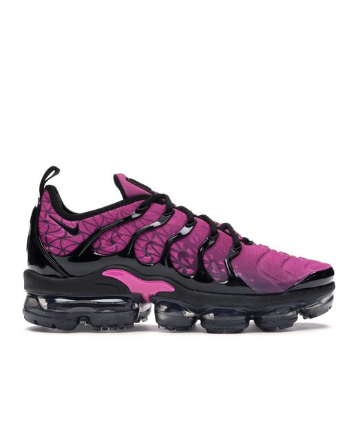 vapormax plus pink and black