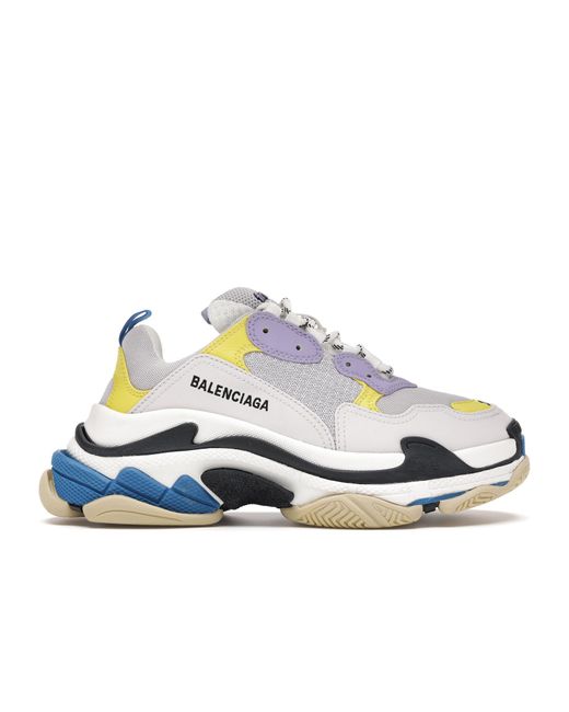triple s balenciaga blue and white