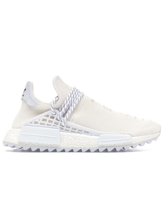 Adidas Human Race Nmd Pharrell Blank Canvas In Cream White White For Men Save 50 Lyst