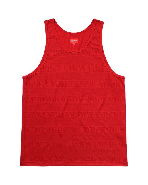 supreme red vest