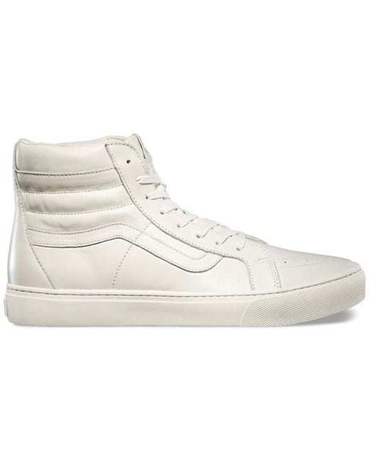 mens white leather vans
