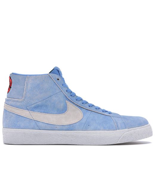 メンズ Nike Sb Blazer Mid Lance Mountain English Rose ブルー Lyst