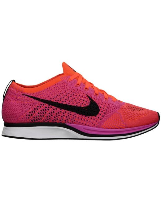 flyknit racer pink