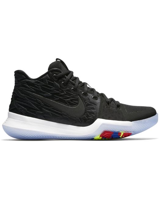 kyrie 3 black multicolor