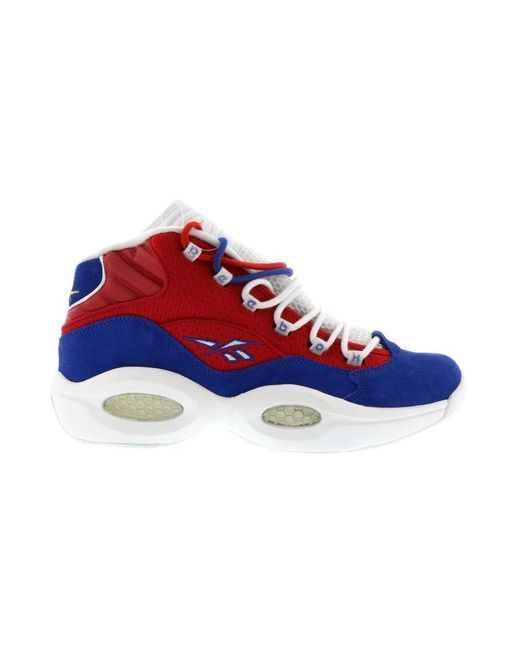 reebok question mid red