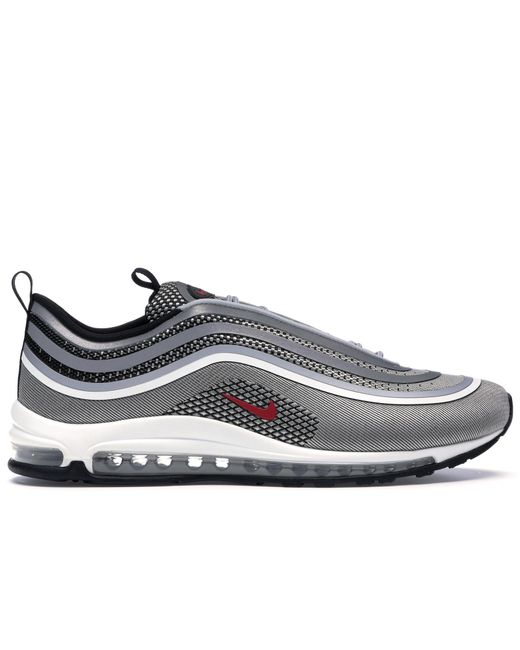 air max 97 ultra silver bullet on feet