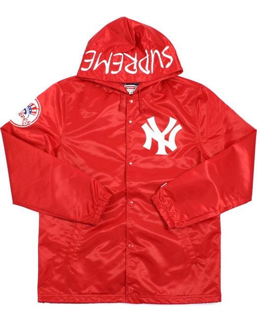 supreme x yankees hoodie