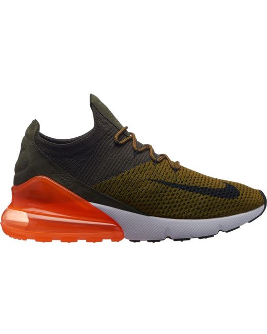 nike air max 270 flyknit womens green