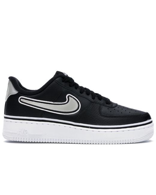 nike air force nba black and white