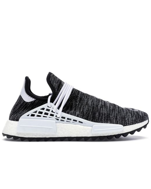 human race nmd white and black