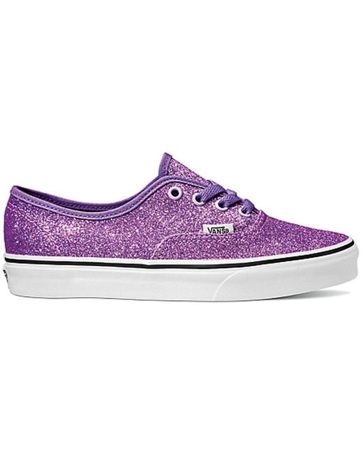 glitter purple vans