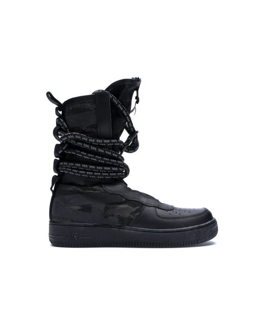nike sf air force high black