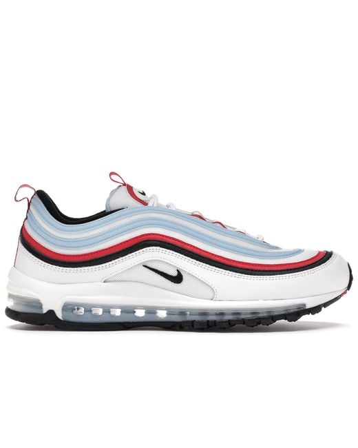 red black and white air max 97