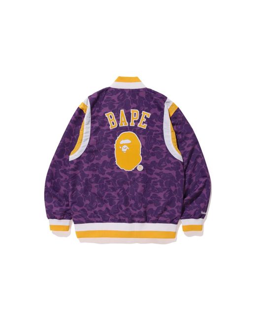 Lakers bape jacket Outlet