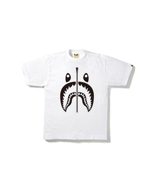 bape black shark tee