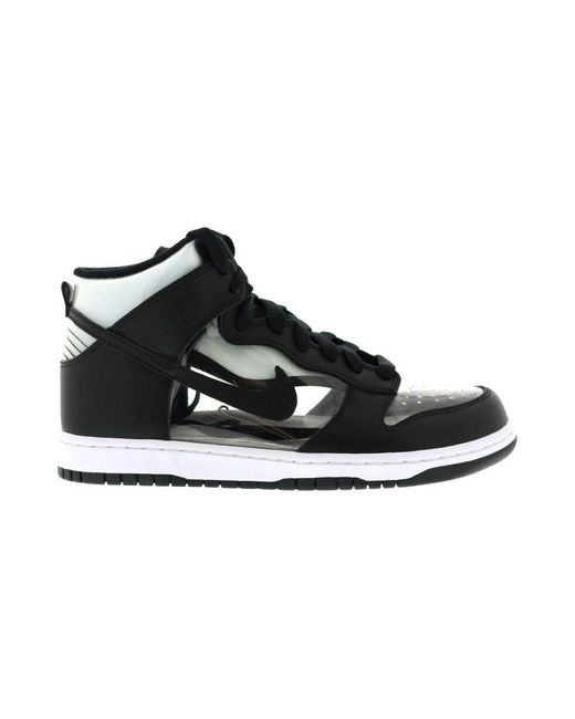 nike dunk high comme des garcons clear