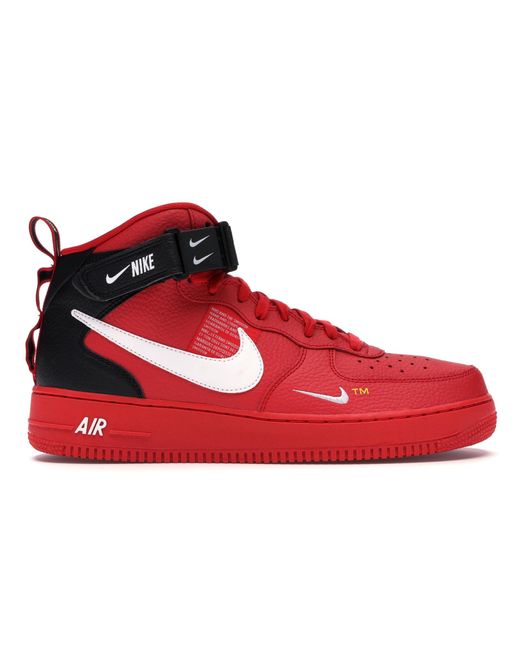 af1 mid utility red