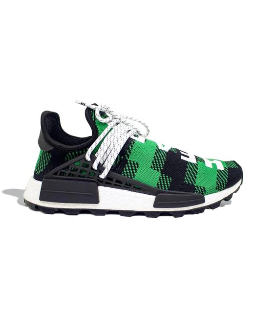 adidas nmd hu pharrell x bbc green plaid