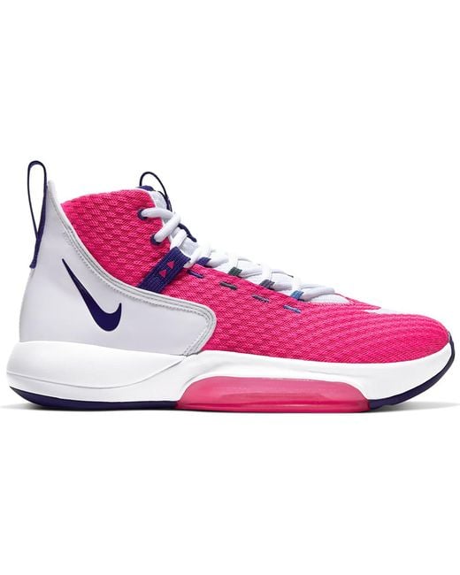 pink nike basketball shoes mens