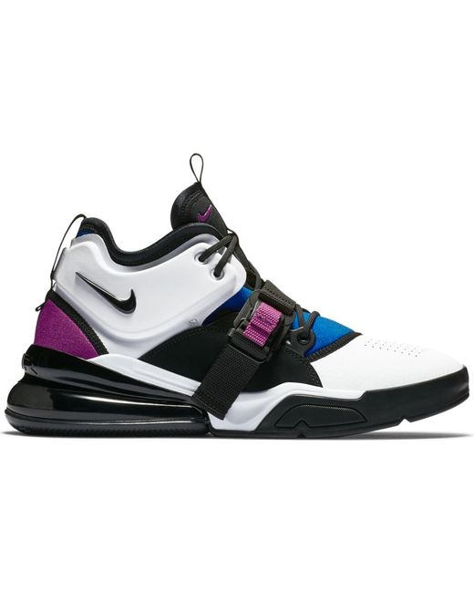 nike air force 270 black and blue