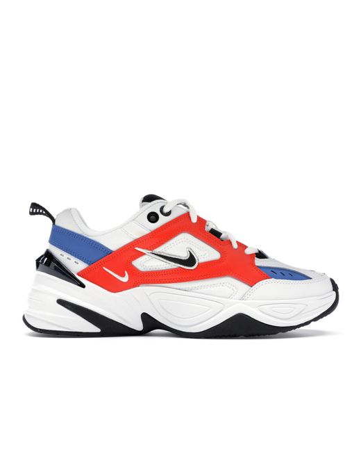 nike m2k tekno leather and neoprene sneakers