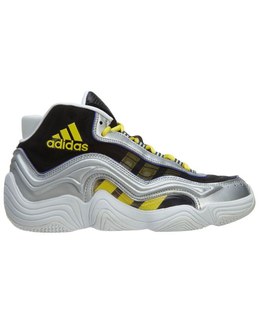 adidas Crazy 2 Basketball Shoes Silver Metallic/light Yellow/night ...