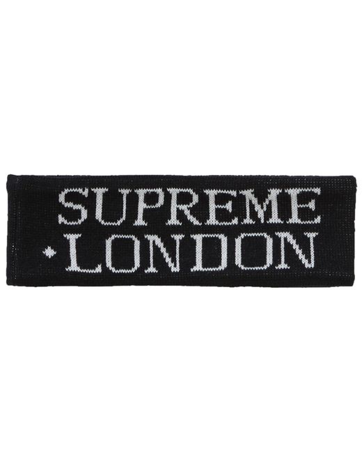 black and white supreme headband