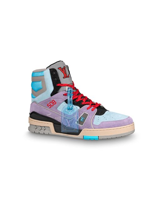mens purple high top sneakers