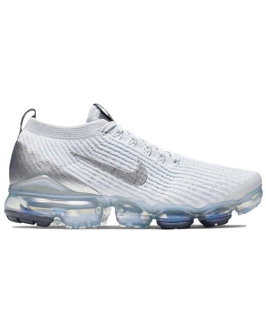 nike vapormax white silver