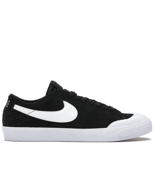 nike sb zoom blazer low xt black white