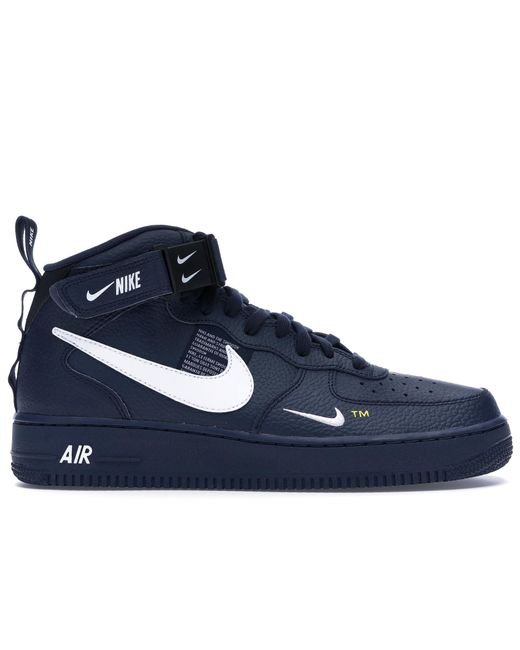 air force 1 mid utility obsidian