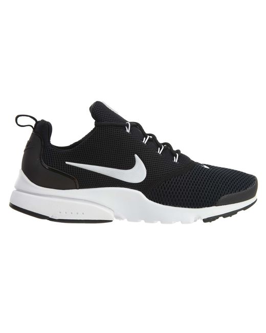 nike air presto fly black white