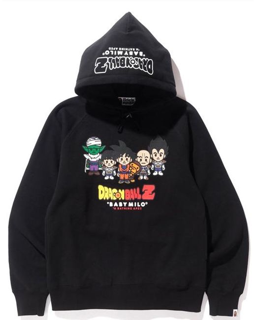 A Bathing Ape X Dragon Ball Z Pullover Hoodie in Black for Men - Lyst