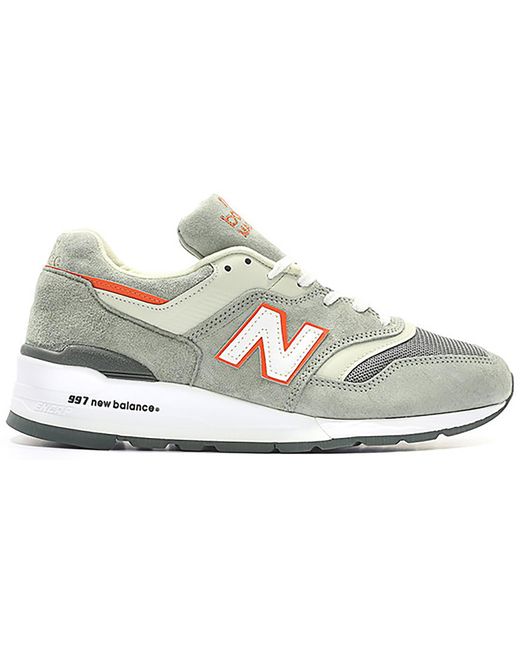 gray and orange new balance