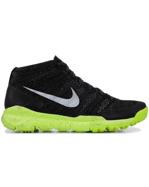 nike flyknit trainer chukka black