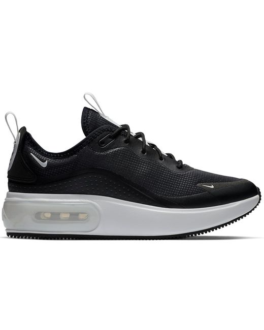 nike air max dia white and black trainers